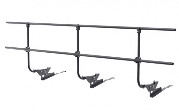 Ограждение кровельное BORGE для черепичной кровли, 3м, RAL 9005