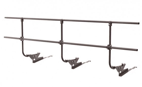 Ограждение кровельное BORGE для черепичной кровли, 3м, RAL3001