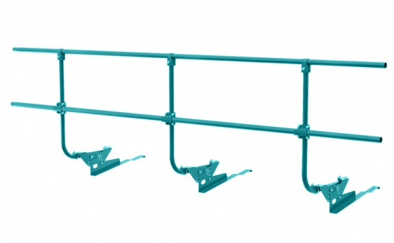 Ограждение кровельное BORGE для черепичной кровли, 3м, RAL5021