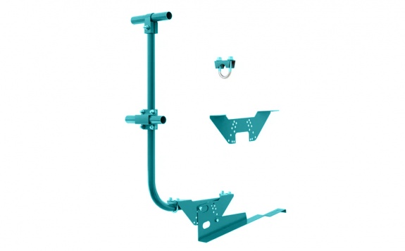 Ограждение кровельное BORGE для черепичной кровли, 3м, RAL5021