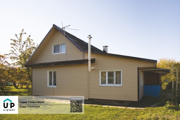 H-планка Ю-Пласт Timberblock Кедр Светлый