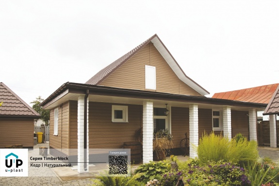 H-планка Ю-Пласт Timberblock Кедр Натуральный