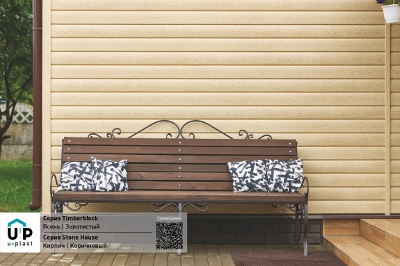 Внутренний угол Ю-пласт Timberblock Ясень золотистый