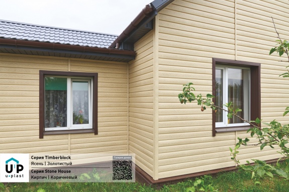 Внутренний угол Ю-пласт Timberblock Ясень золотистый