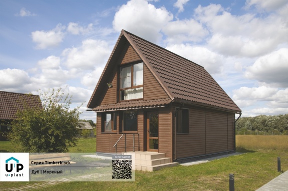 Завершающая планка Ю-пласт Timberblock Дуб мореный