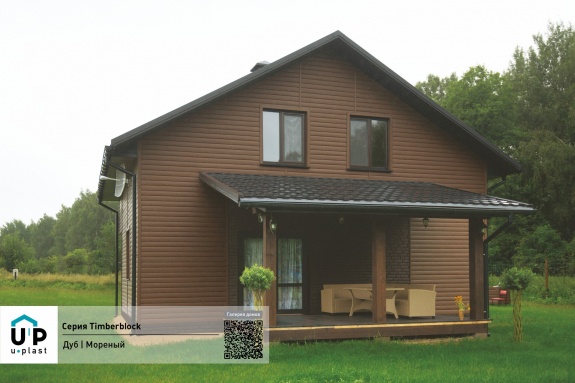 Завершающая планка Ю-пласт Timberblock Дуб мореный