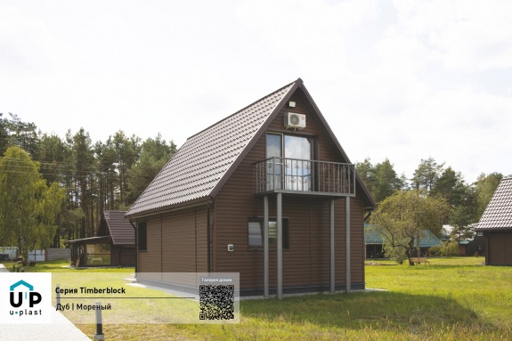 Завершающая планка Ю-пласт Timberblock Дуб мореный