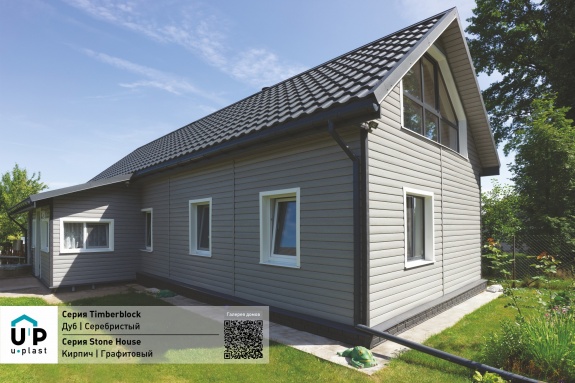 J-планка Ю-Пласт Timberblock Дуб Серебристый