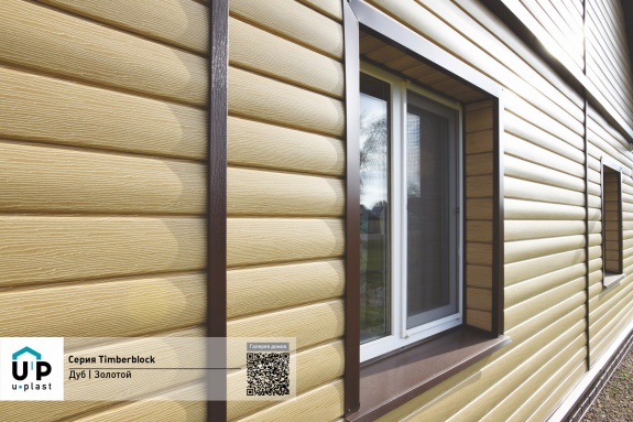 Наружный угол Ю-пласт Timberblock Дуб золотой