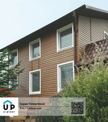 Наружный угол Ю-Пласт Timberblock Ель Сибирская коричневый