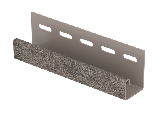 J-планка Ю-Пласт Стоун Хаус Сланец бежевый