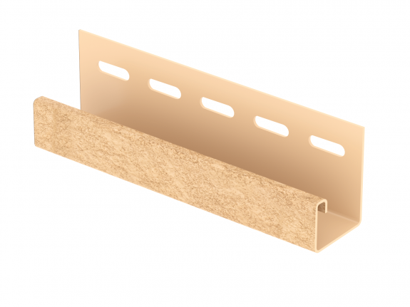 J-планка Ю-Пласт Стоун Хаус Кирпич песочный