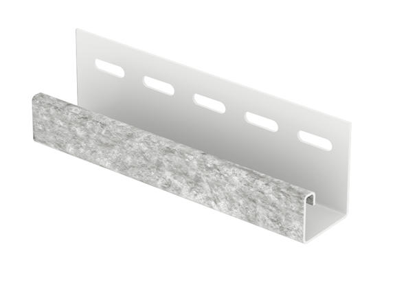 J-планка Ю-Пласт Стоун Хаус Кварц светло-серый