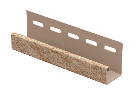  J-планка Ю-Пласт Стоун Хаус Камень золотистый