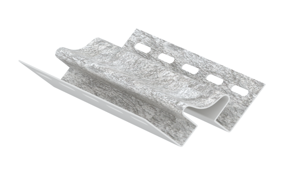 Внутренний угол  Ю-Пласт Стоун Хаус Камень светло-серый