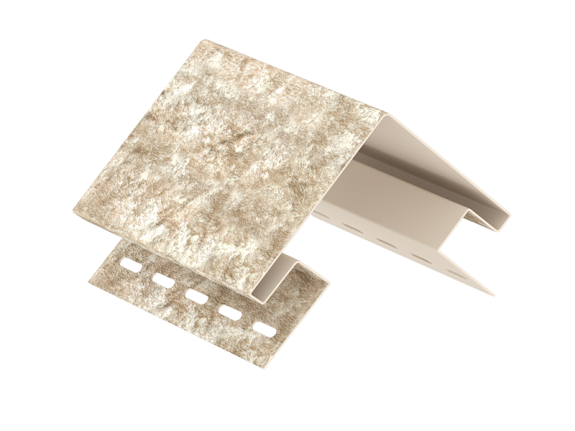 Наружный угол Ю-Пласт Стоун Хаус Кварцит светло-бежевый