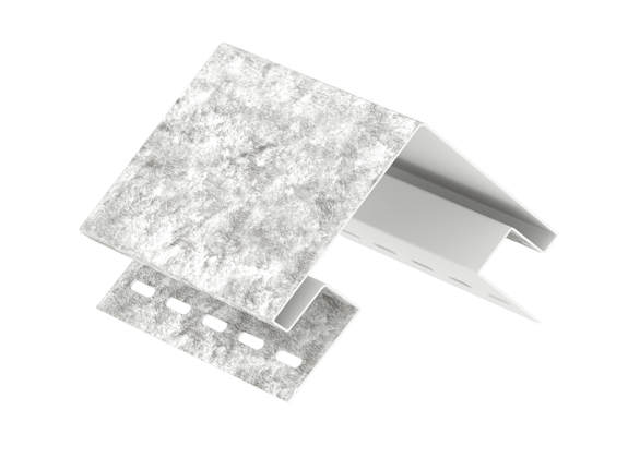 Наружный угол Ю-Пласт Стоун Хаус Кварцит светло-серый