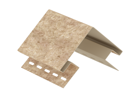 Наружный угол Ю-Пласт Стоун Хаус Кварцит темно-бежевый