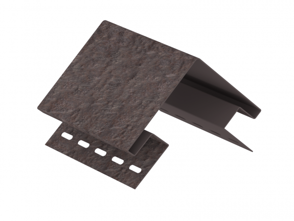 Наружный угол Ю-Пласт Стоун Хаус Кирпич коричневый