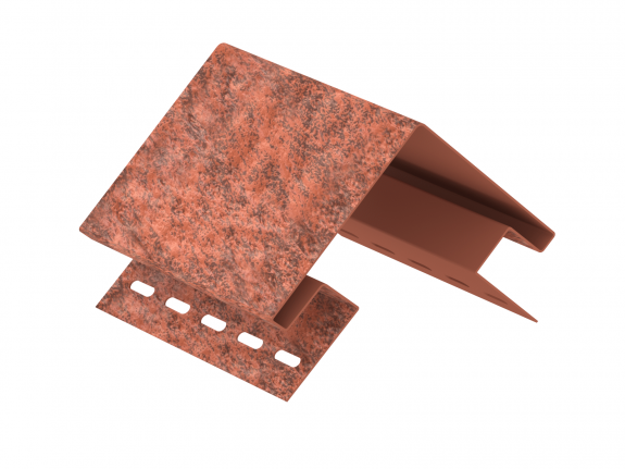 Наружный угол Ю-Пласт Стоун Хаус Кирпич красный