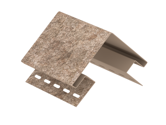 Наружный угол Ю-Пласт Стоун Хаус Сланец бурый