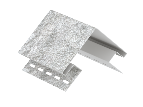 Наружный угол Ю-Пласт Стоун Хаус Сланец светло-серый