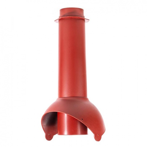 Выход канализации Krovent Pipe-VT 110is неизолированный красный