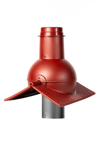 Krovent Pipe-cone коньковый выход канализации красный