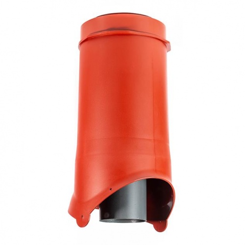 Выход канализации 125/100 изол./500 Krovent Pipe-VT IS красный