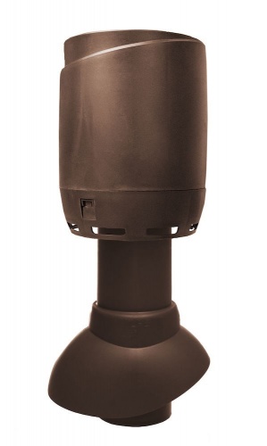110/300/H FLOW вентиляционный выход + колпак коричневый