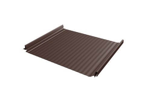 Кликфальц Pro Gofr 0,5 Satin RAL 8017