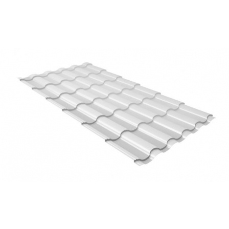 Металлочерепица квинта плюс 0,45 Drap RAL 9003 сигнальный белый