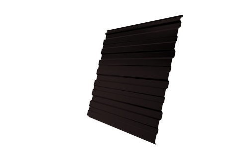 Профнастил С10R 0,5 Satin Matt RAL 9005 черный