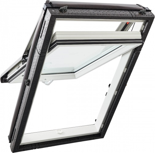 Мансардное окно Roto R79 K200 с термоблоком 65x160