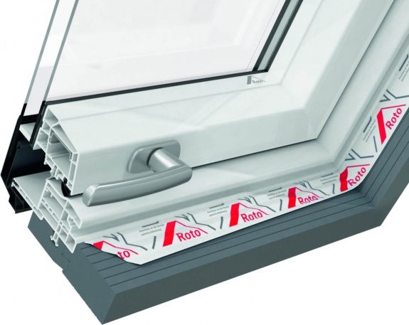 Мансардное окно Roto R68 K200 с термоблоком 65x118