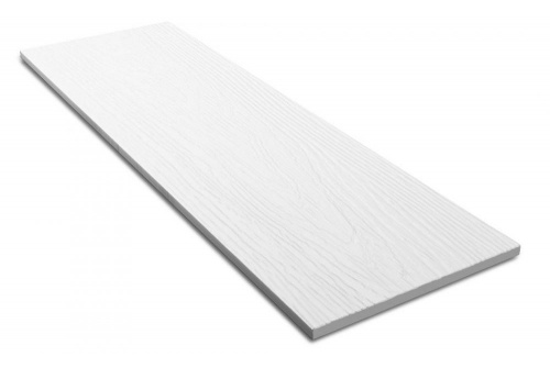 Фибросайдинг "DECOVER" 3600x190x8мм Snow