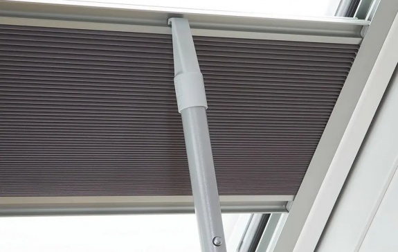 Штора для окон Roto ZFA плиссированная 54x118 см