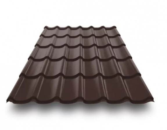 Металлочерепица Монтеррей Vimatt 0,5 RAL 8017