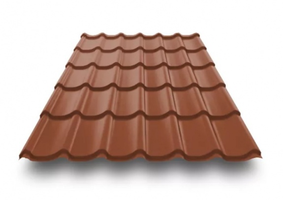 Металлочерепица Монтеррей Vimatt 0,45 RAL 8004