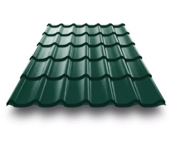 Металлочерепица Монтеррей Protect 0,5 RAL 6005