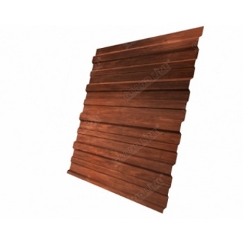 Профнастил С10A фигурный 0,45 Print Elite с пленкой Cherry Wood