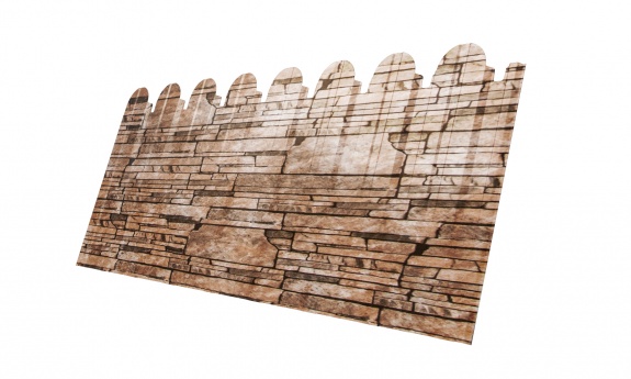 Профнастил С8А фигурный 0,45 Print Elite Sand Stone