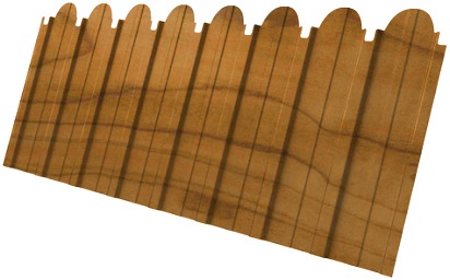 Профнастил С10A фигурный 0,4 Print Premium Golden Wood