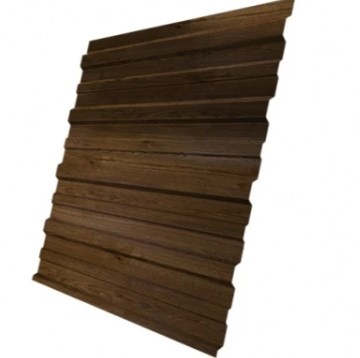 Профнастил С10A фигурный 0,45 Print-double Elite Antique Wood