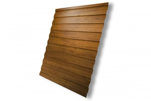 Профнастил С8А 0,4 Print Premium с пленкой Golden Wood