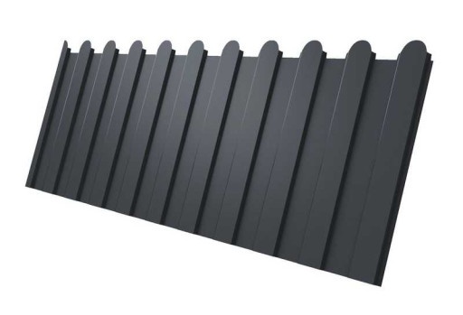 Профнастил С20А фигурный 0,45 Print Premium Silver Wood