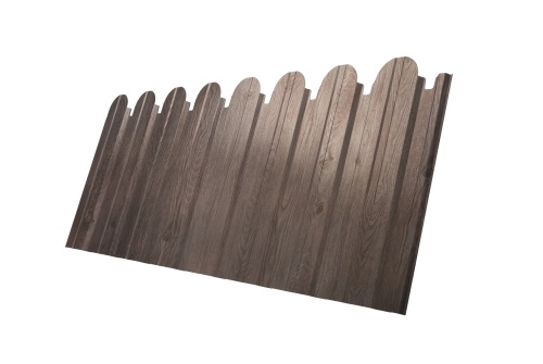 Профнастил С10B фигурный 0,45 Print Elite White Wood