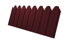 Профнастил С10B фигурный 0,4 PE с пленкой RAL 3005