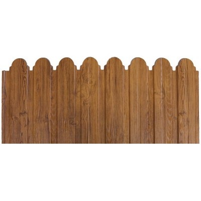 Профнастил С10A фигурный 0,45 Print Elite Nutwood