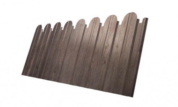 Профнастил С10A фигурный 0,45 Print Elite White Wood